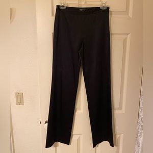 Black satin pants size zip